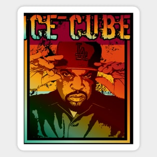 Ice cube | retro Magnet